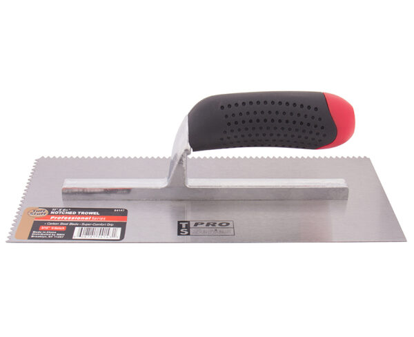 TUFF STUFF | 11" X 4-1/2" Trowel - 3/16" V-Notch