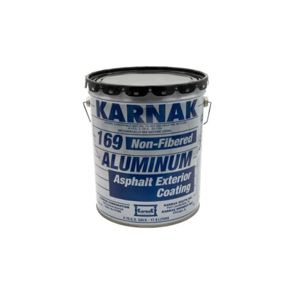 5-Gal. 169 Non-Fibered Aluminum Silver Reflective Roof Coating