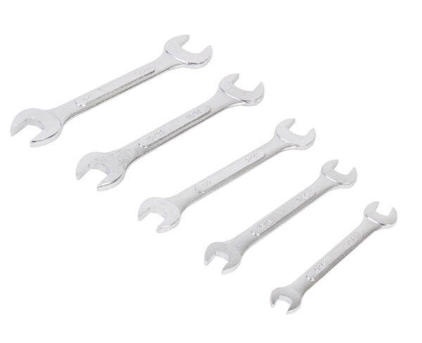 5 PC. Open End Wrench Set