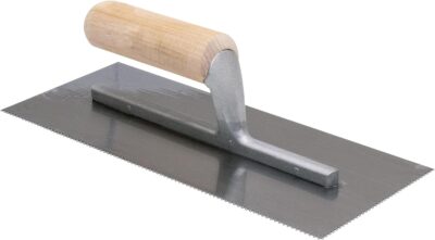 NOMARSHALLTOWN Notched Trowels - (11 x 4-1/2) Wood Handle