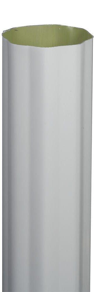 LEADER PIPE ROUND  WHITE 3' 10FT