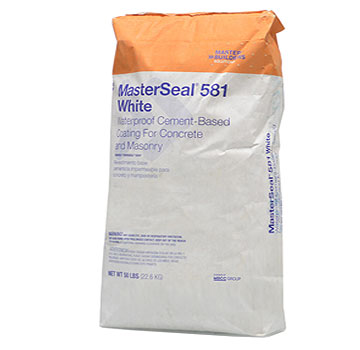MASTERSEAL 581 – THOROSEAL – WATERPROOF CEMENT-BASED COATING- WHITE