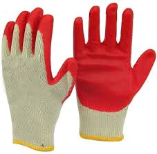 RED GENERAL PALM GLOVES