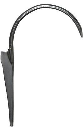 ROUND HOOK GALVANIZED 3' INCH