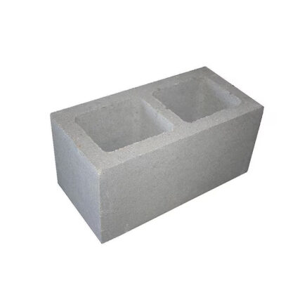 8-in W x 8-in H x 16-in L Cored Concrete Block