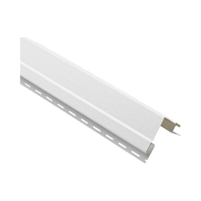 Georgia-Pacific White Outside corner post Vinyl Siding Trim 3-in x 120-in