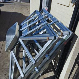 Angled Frame Metal Skylight